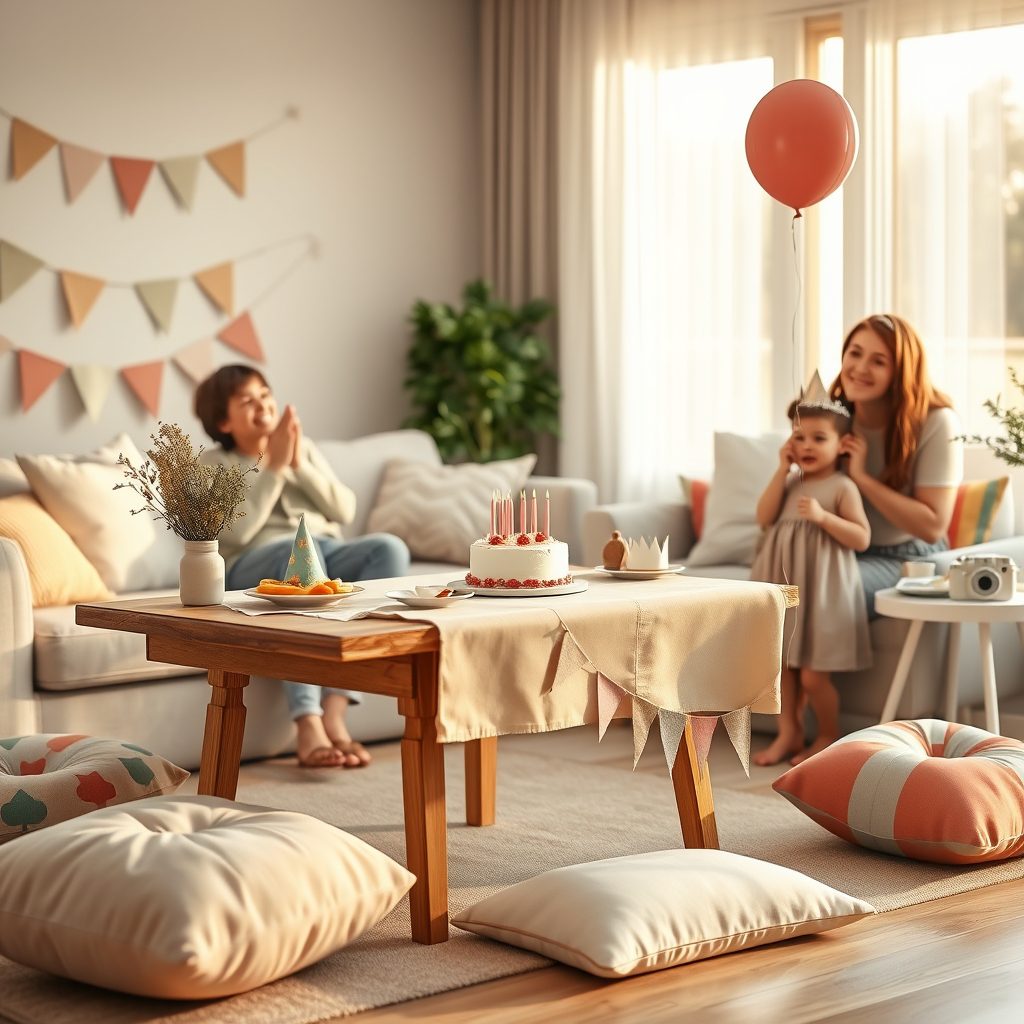 Evde Küçük Doğum Günü Kutlaması: Sade, Sıcak ve Pratik Rehber