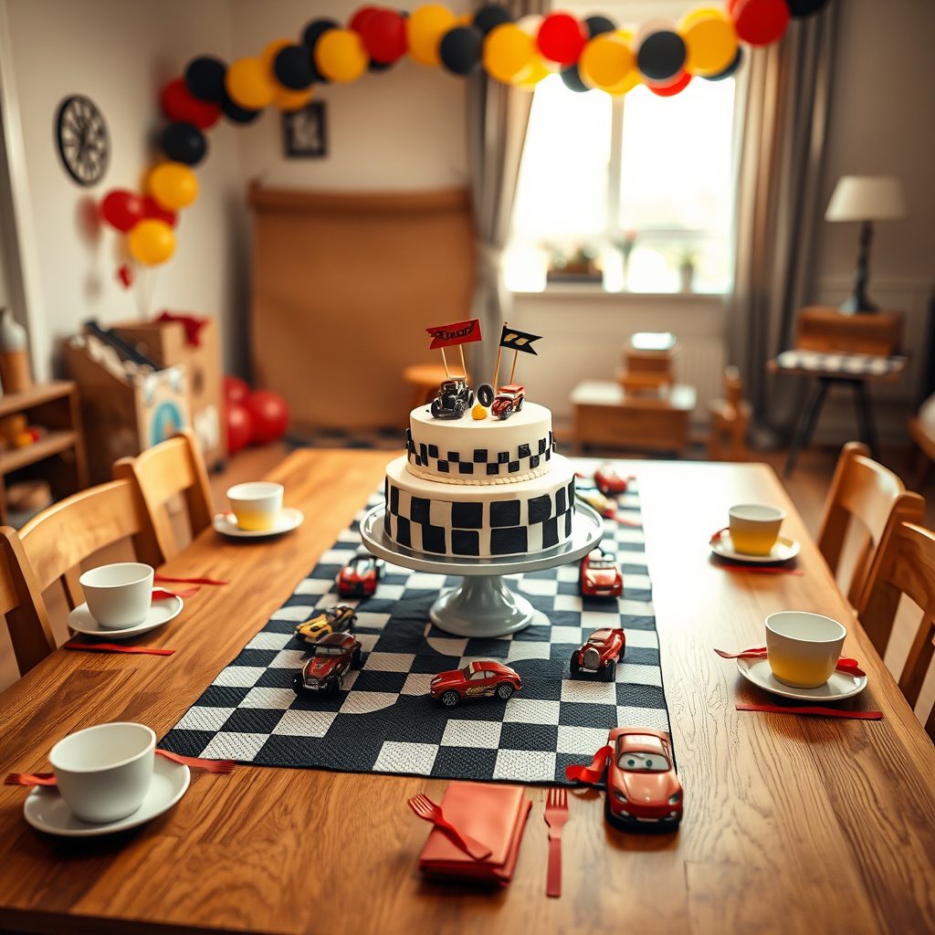 Cars Animasyon Doğum Günü Teması ile Araba Tutkusunu Birleştiren Fikirler